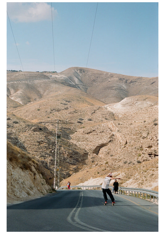 'Skateboarding in Jericho' by John Barker