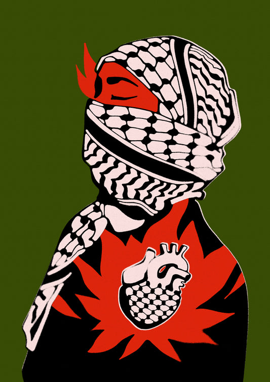 'Coração Palestino' by Bruno Dinelli